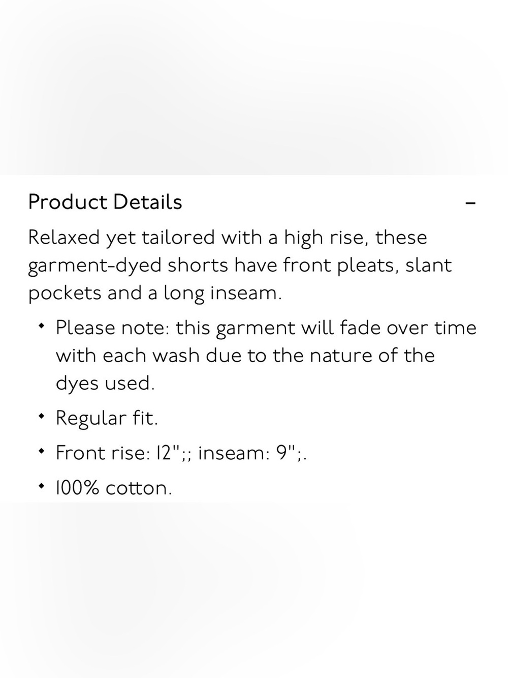 NWT Madewell Women’s Dark Brown Pleated Bermuda Trouser Shorts - Picture 4 of 5